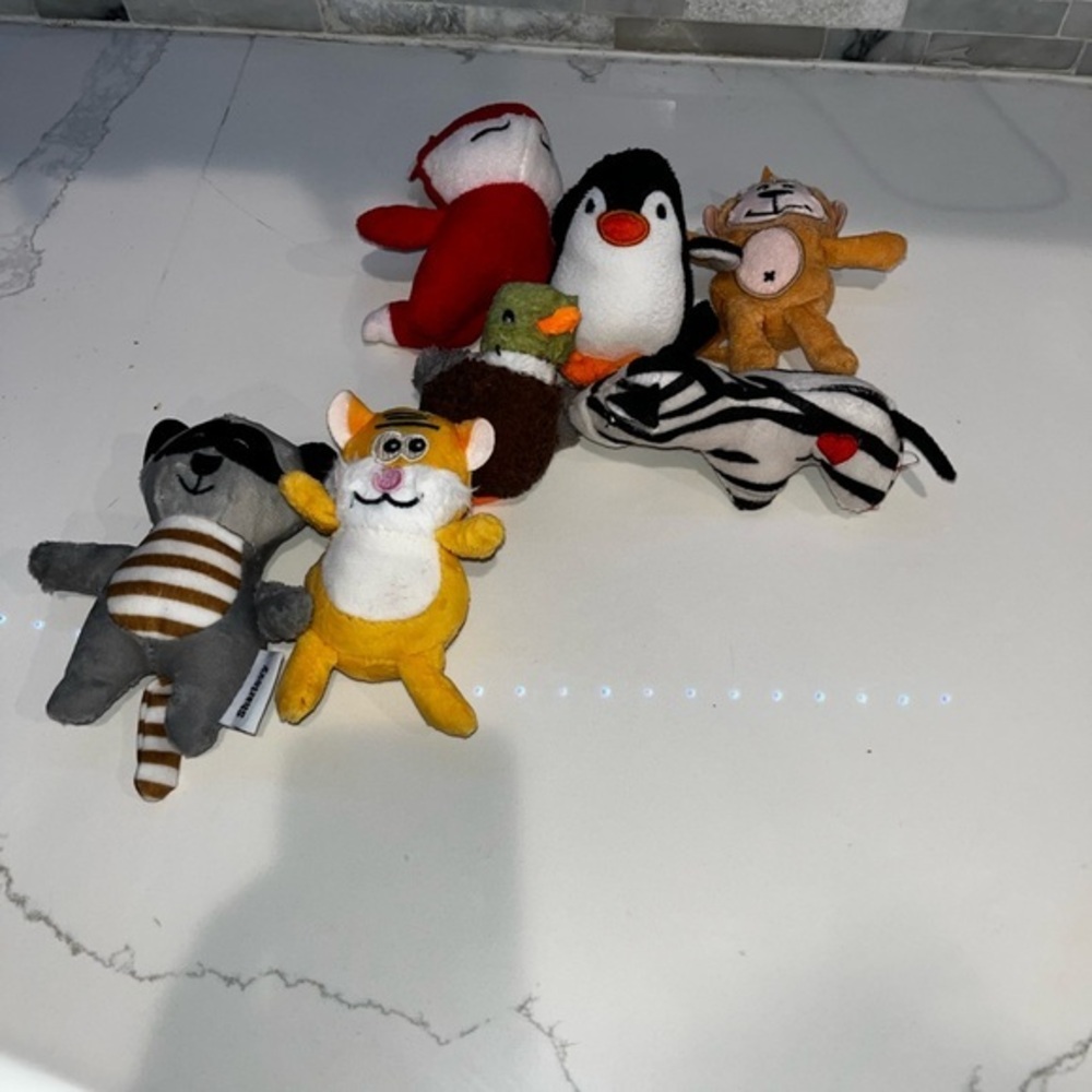 Set of Plush Animal Dog Toys